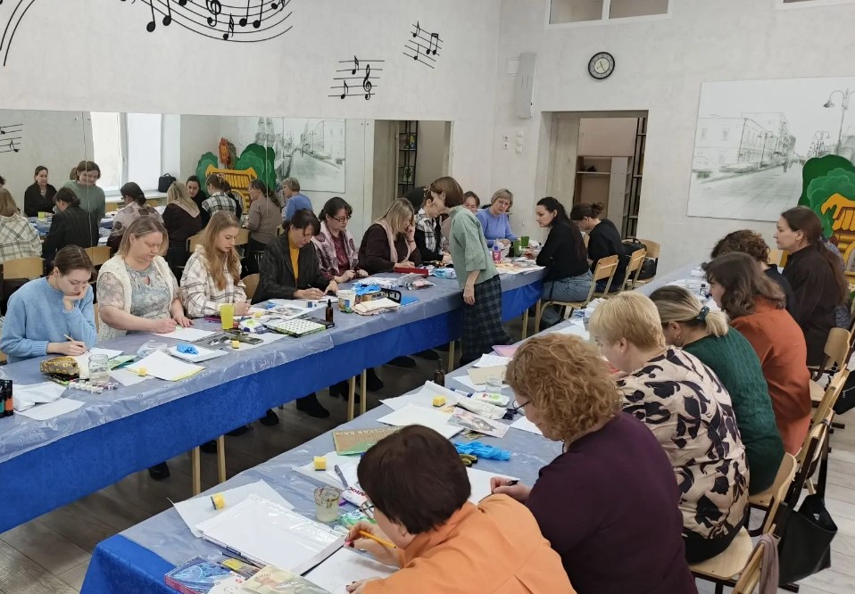 Мастер-класс для преподавателей изобразительного искусства в ДШИ «Коллаж и его возможности»