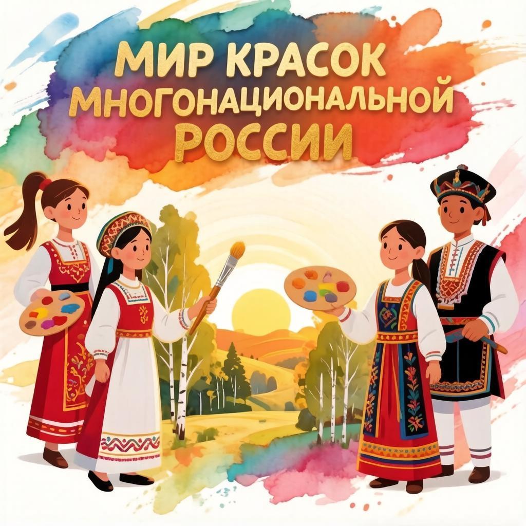 Выставка-конкурс творческих работ учащихся детских школ искусств и художественных школ «Мир красок многонациональной России»