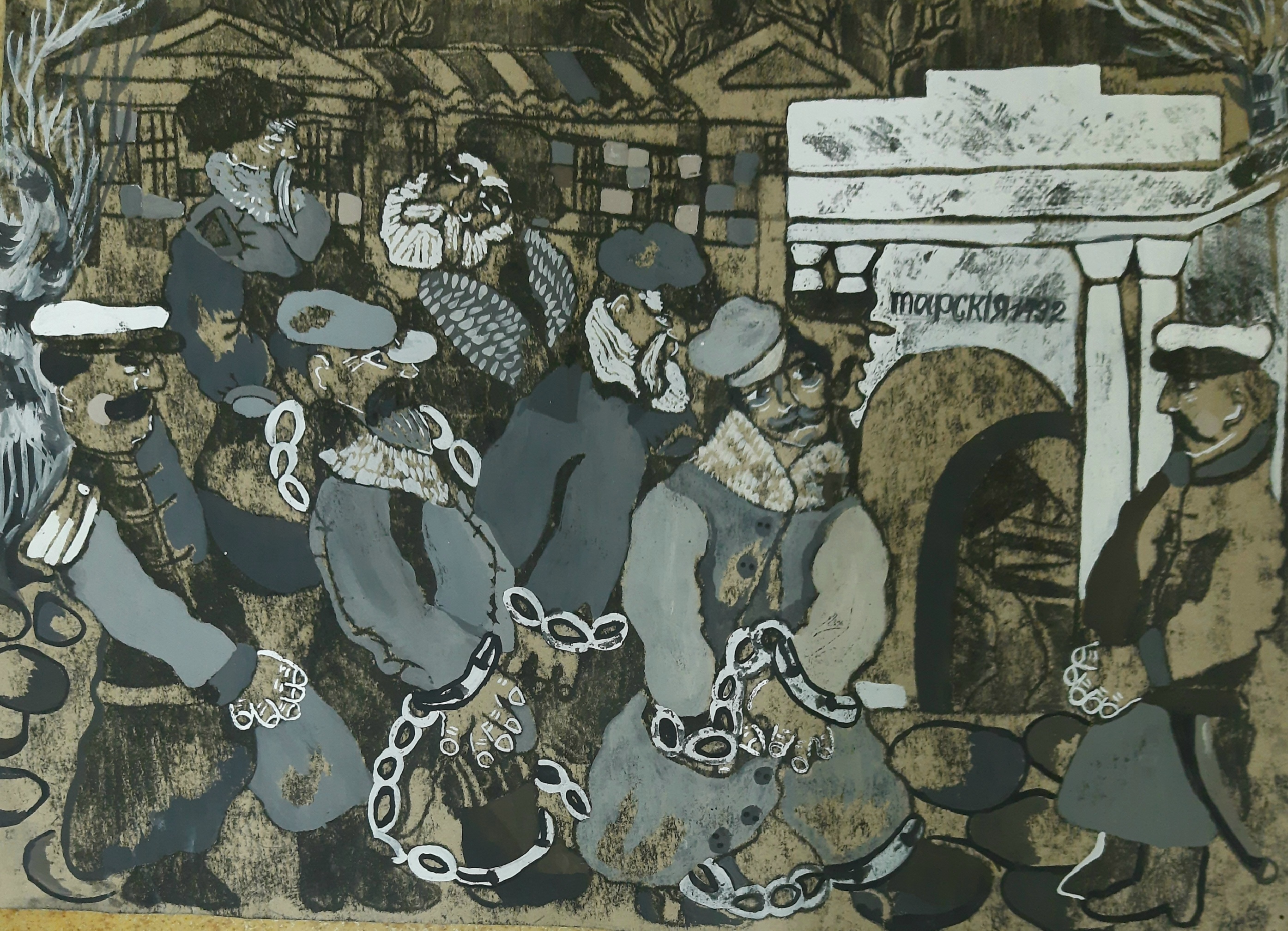 Макарова София, 11 лет, «Тарские ворота - история Омска»,  преп. Паленкова Светлана Марьяновна, МБОУ ДО «Детская школа искусств» Омского района