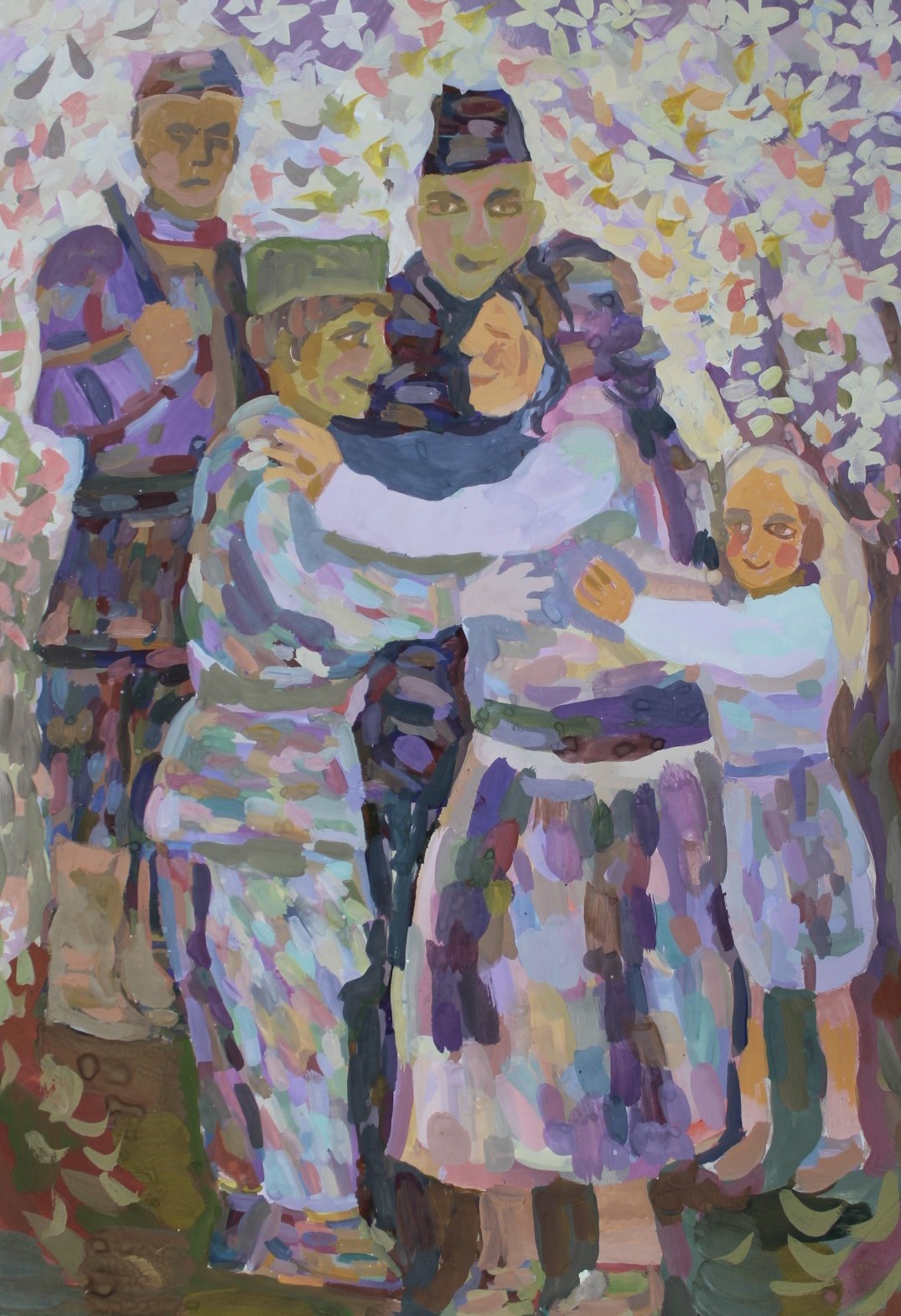 «Цветущий май», Стрижко София, номинация «Живопись», 9-12 лет, преподаватель Рассомахина Ирина Владимировна, МБОУ ДО «Тарская ДШИ»