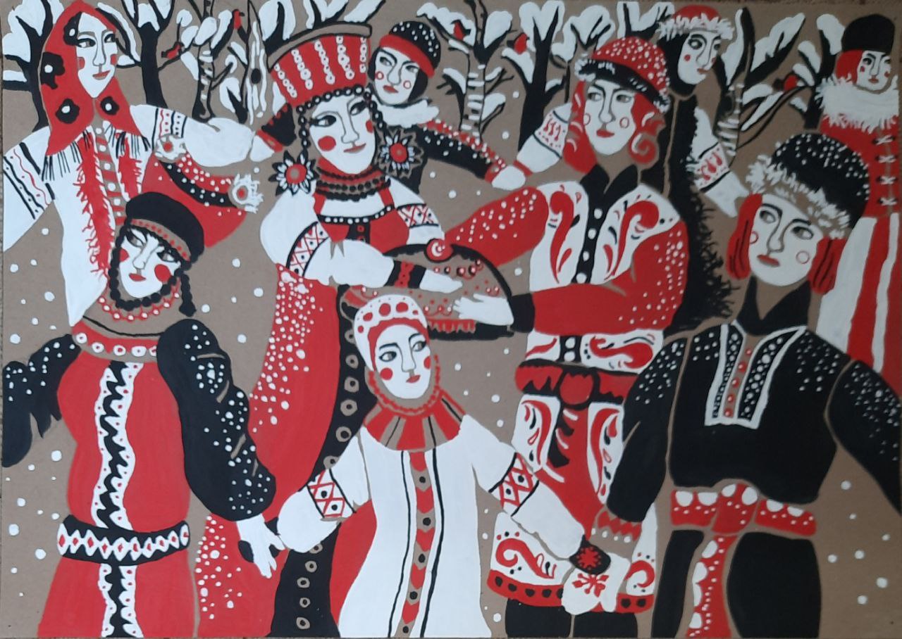 Шхалахова Вера, 12 лет, «Народные гулянья», преп. Паленкова Светлана Марьяновна,  МБОУ ДО «Детская школа искусств Омского района»